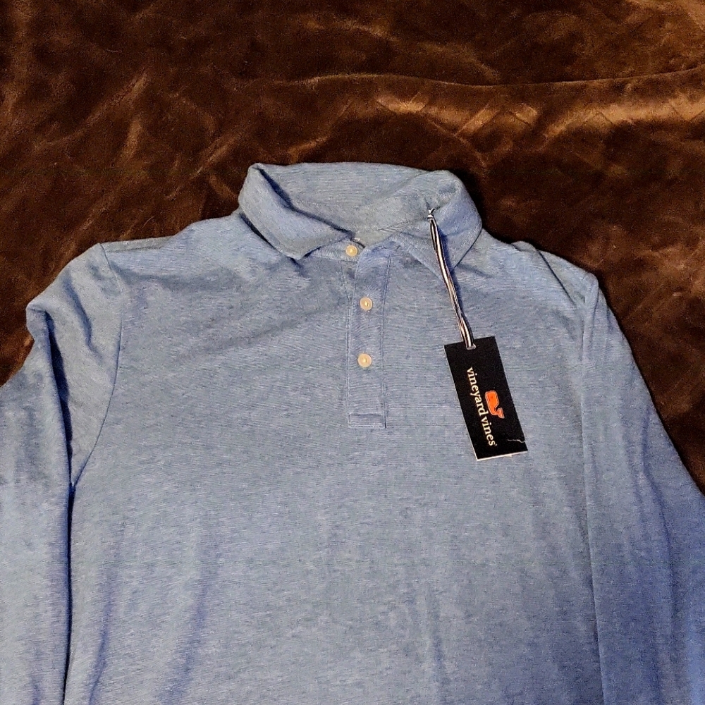 Vineyard Vines polo, small, blue